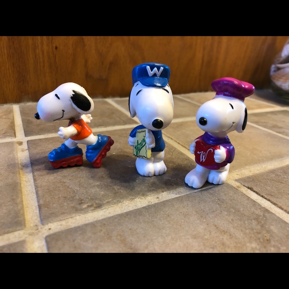 Snoopy Vintage PVC figures lot B